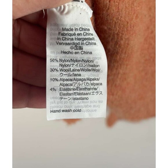 Madewell Westlake Women’s Colorblock Sweater Brown Pink Crewneck Cozy Size XS/S - Picture 9 of 10